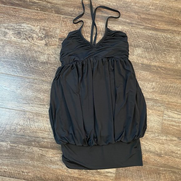 BCBGeneration Dresses & Skirts - BCBGeneration XS Black Mini Bubble Halter Dress
